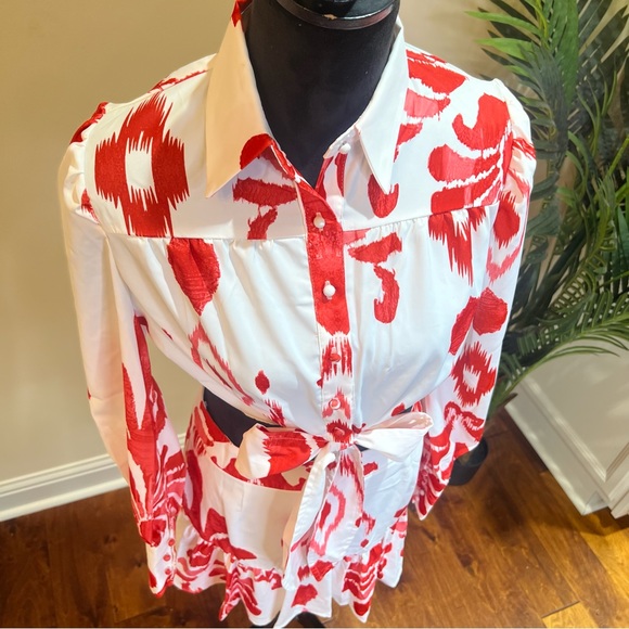 ‼️SALE‼️Fashion Nova All For Show Two Piece Skirt Set Medium - Picture 4 of 10